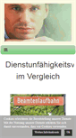 Mobile Screenshot of dienstunfaehigkeitsversicherung24.com
